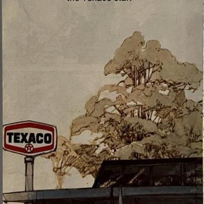 Texaco California road map. 18x24 inches