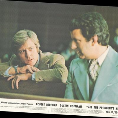 All the President's Men 1976 original vintage lobby card
