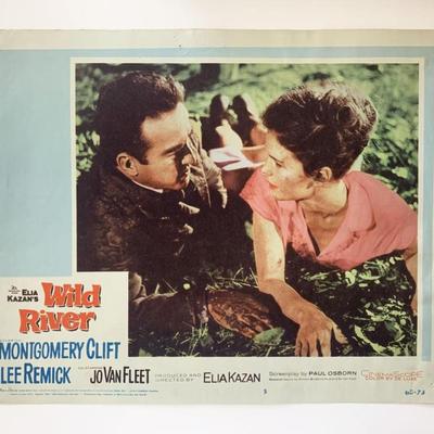 Wild River original 1960 vintage lobby card