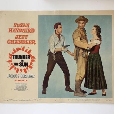 Thunder in the Sun original 1959 vintage lobby card