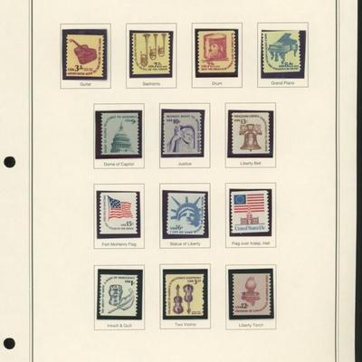 1975-81 Coil Stamp Set