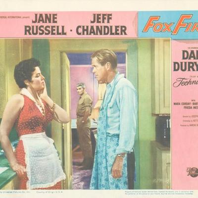 Foxfire 1955 original vintage lobby card