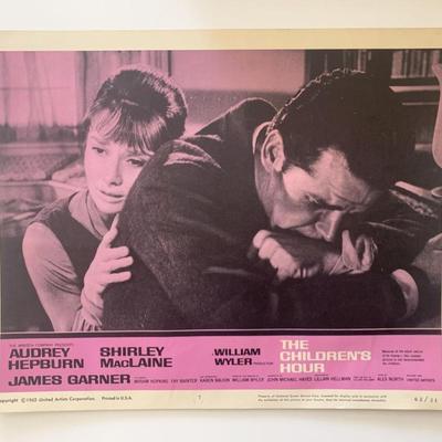 The Children's Hour original 1962 vintage lobby card
