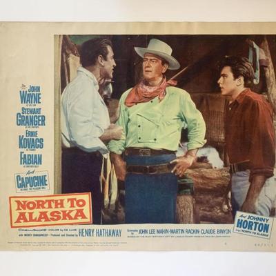 North to Alaska original 1960 vintage lobby card