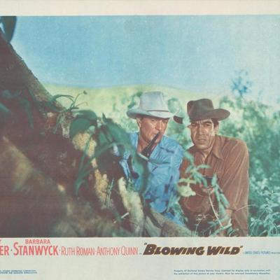 Blowing Wild  1953 original vintage lobby card