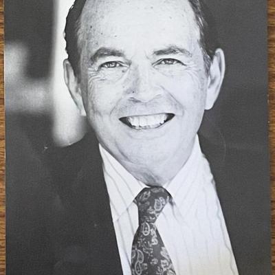 First Heart Transplant Surgeon Dr. Christian Bernard signed photo
