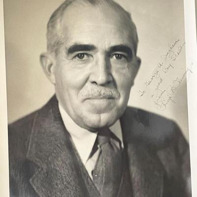US Army General Philip B. Fleming signed photo