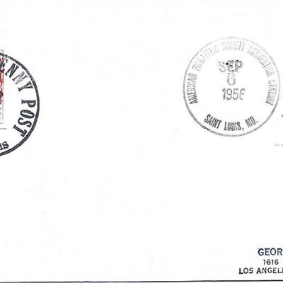 Jordan's Penny Post APS Convention First Day Cover