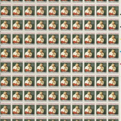 Traditional Christmas: Madonna and Child Stamps