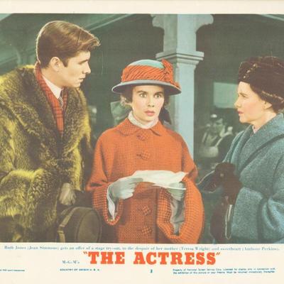 The Actress 1953 original vintage lobby card