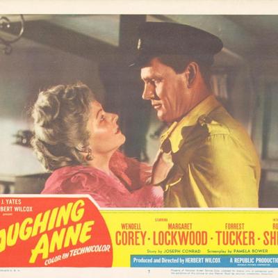 Laughing Anne 1954 original vintage lobby card