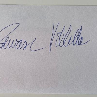 Ballet dancer Edward Villella signature cut