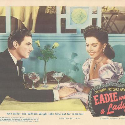 Eadie Was a Lady 1944 original vintage lobby card