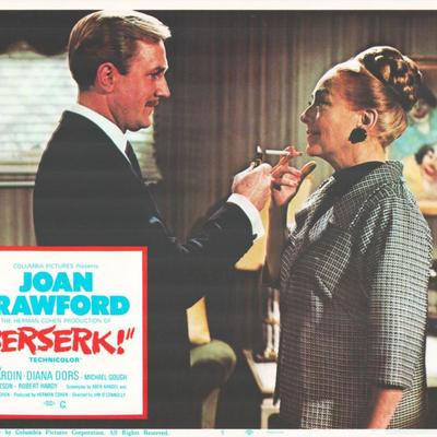 Berserk! 1967 original vintage lobby card