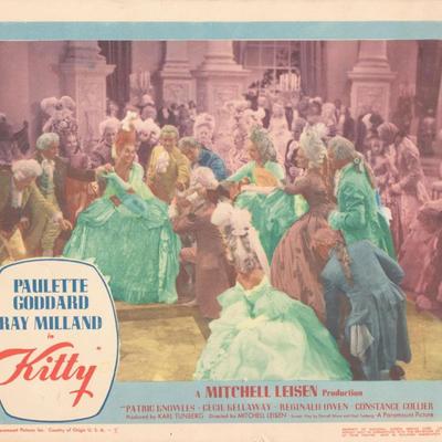Kitty 1945 original vintage lobby card