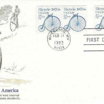 Bicycling in America FDC