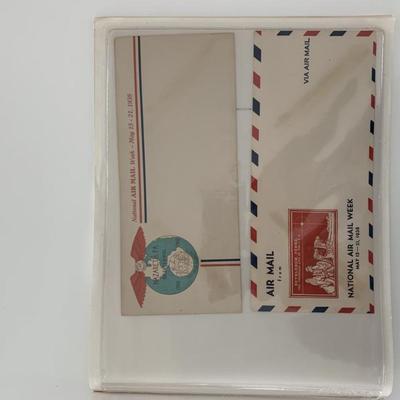 1938 National Air Mail Week envelope collection