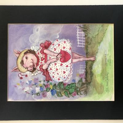 Fennetta the Pegasus All Heart Designs Original Art