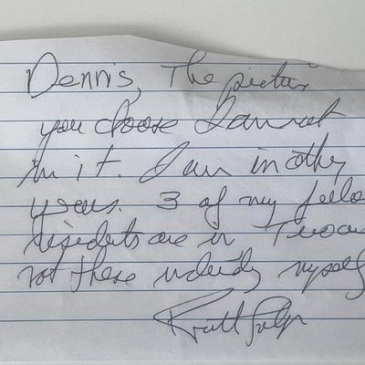 signed note