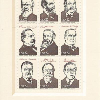Presidents of the United States: III Souvenir Stamp Sheet