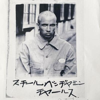 WW2 survivor Ben Steele signed photo