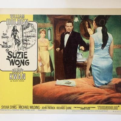 The World of Suzie Wong original 1965R vintage lobby card