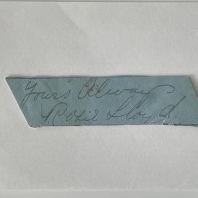 Rosie Lloyd signature cut