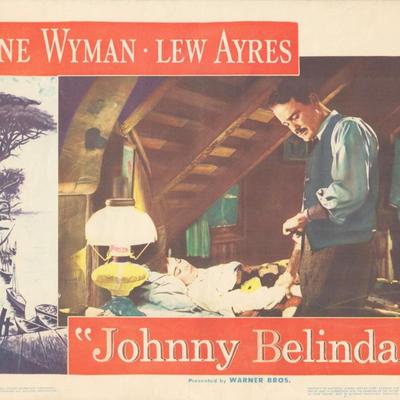 Johnny Belinda 1948 original vintage lobby card