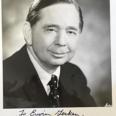 Speaker of the House 1971-1977 Carl Albert signed photo