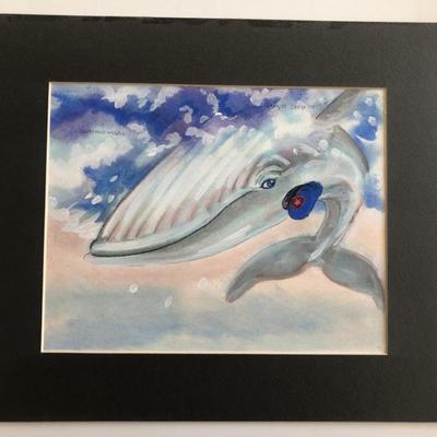 Captain Starheart Original Whale Art - All Heart Designs
