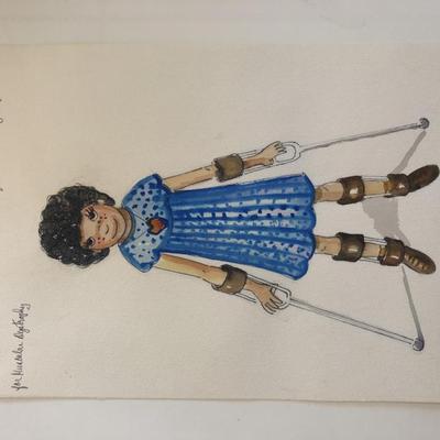 All Heart Designs Special Children Art - Danielle - For Muscular Dystrophy