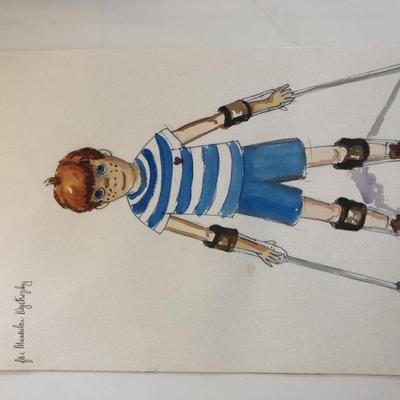 All Heart Designs Special Children Art - Mikey - For Muscular Dystrophy