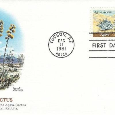 Agave Cactus FDC