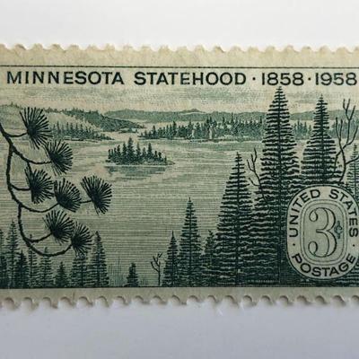 1958 3Â¢ Minnesota Statehood Stamp
