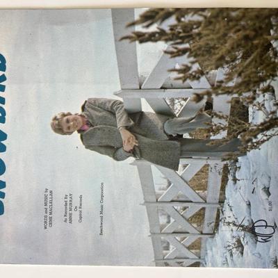 Anne Murray Snowbird music book