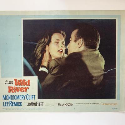 Wild River original 1960 vintage lobby card