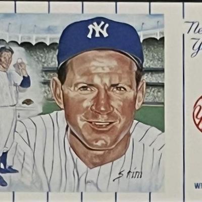 1961 New York Yankees Team Whitey Ford Postcard Series No.3. Card 10 of 12