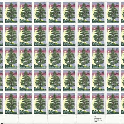 Michigan Statehood Stamps