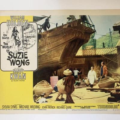 The World of Suzie Wong original 1965R vintage lobby card