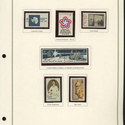 1971 United States Commemorative Stamp Set