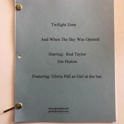 The Twilight Zone - And When the Sky Was Opened - Original Script