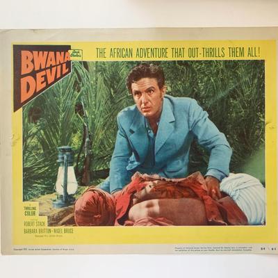 Bwana Devil original 1954 vintage lobby card