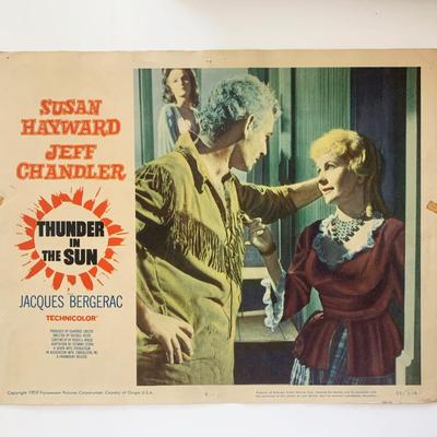 Thunder in the Sun original 1959 vintage lobby card