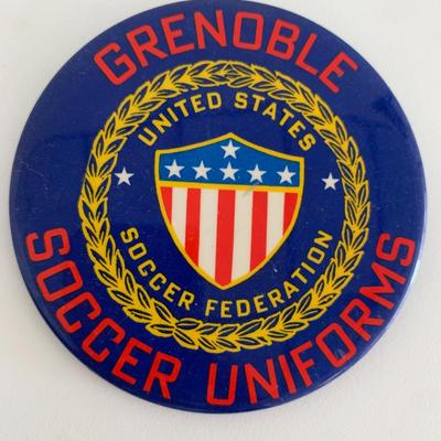 Grenoble Soccer Uniform vintage pin