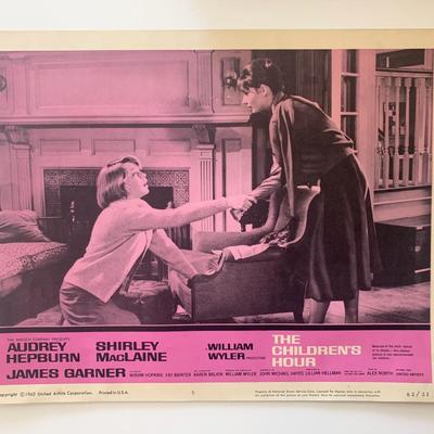 The Children's Hour original 1962 vintage lobby card