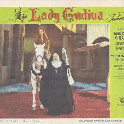 Lady Godiva  1955 original vintage lobby card
