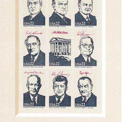 Presidents of the United States: IV Souvenir Stamp Sheet