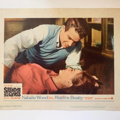 Splendor in the Grass original 1961 vintage lobby card