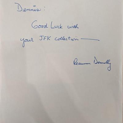 JFK's Altar Boy Signed Note