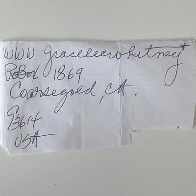 Star Trek Grace Lee Whitney signature cut